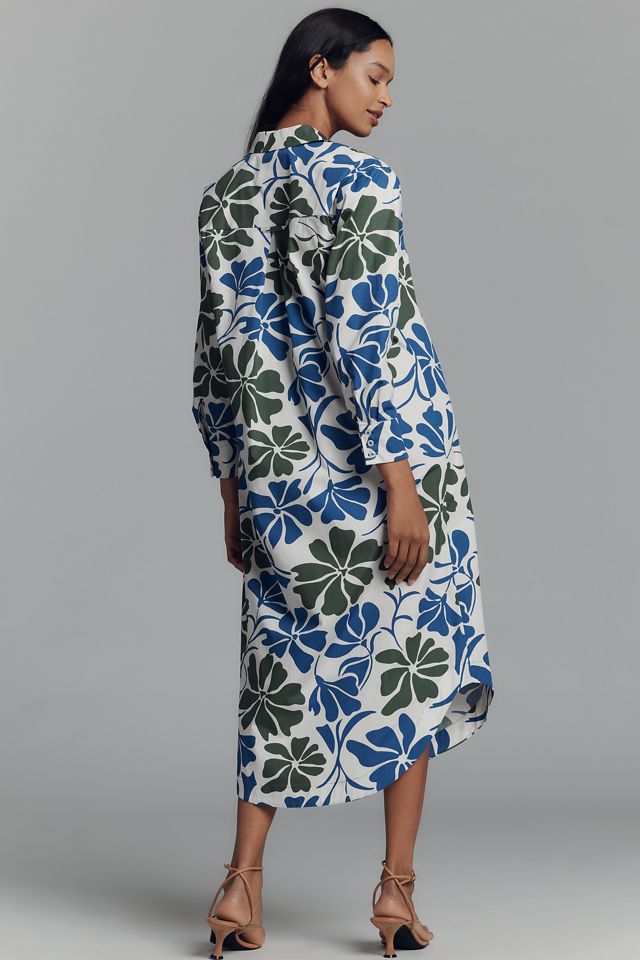 Soren Long-Sleeve Shirtdress by Maeve #1