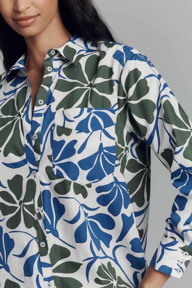 Soren Long-Sleeve Shirtdress by Maeve #2