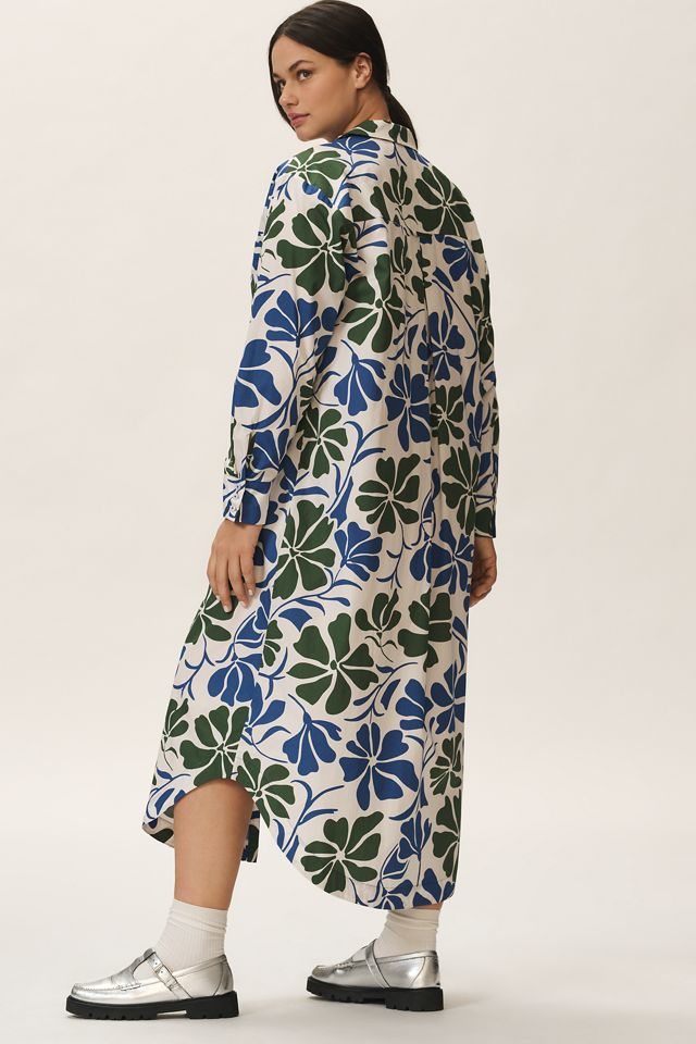 Soren Long-Sleeve Shirtdress by Maeve #4