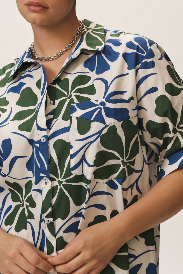 Soren Long-Sleeve Shirtdress by Maeve #5