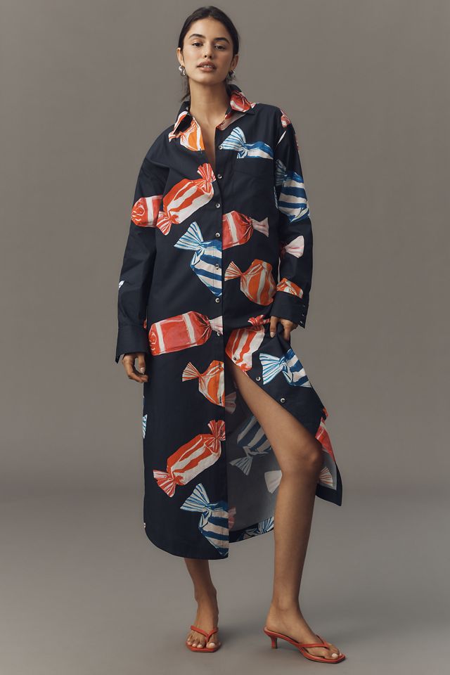 Abito Camicia a Maniche Lunghe di Anthropologie #3