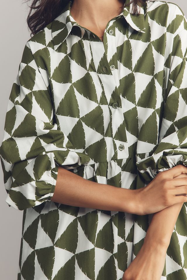 The Bettina Tiered Shirt Dress by Maeve