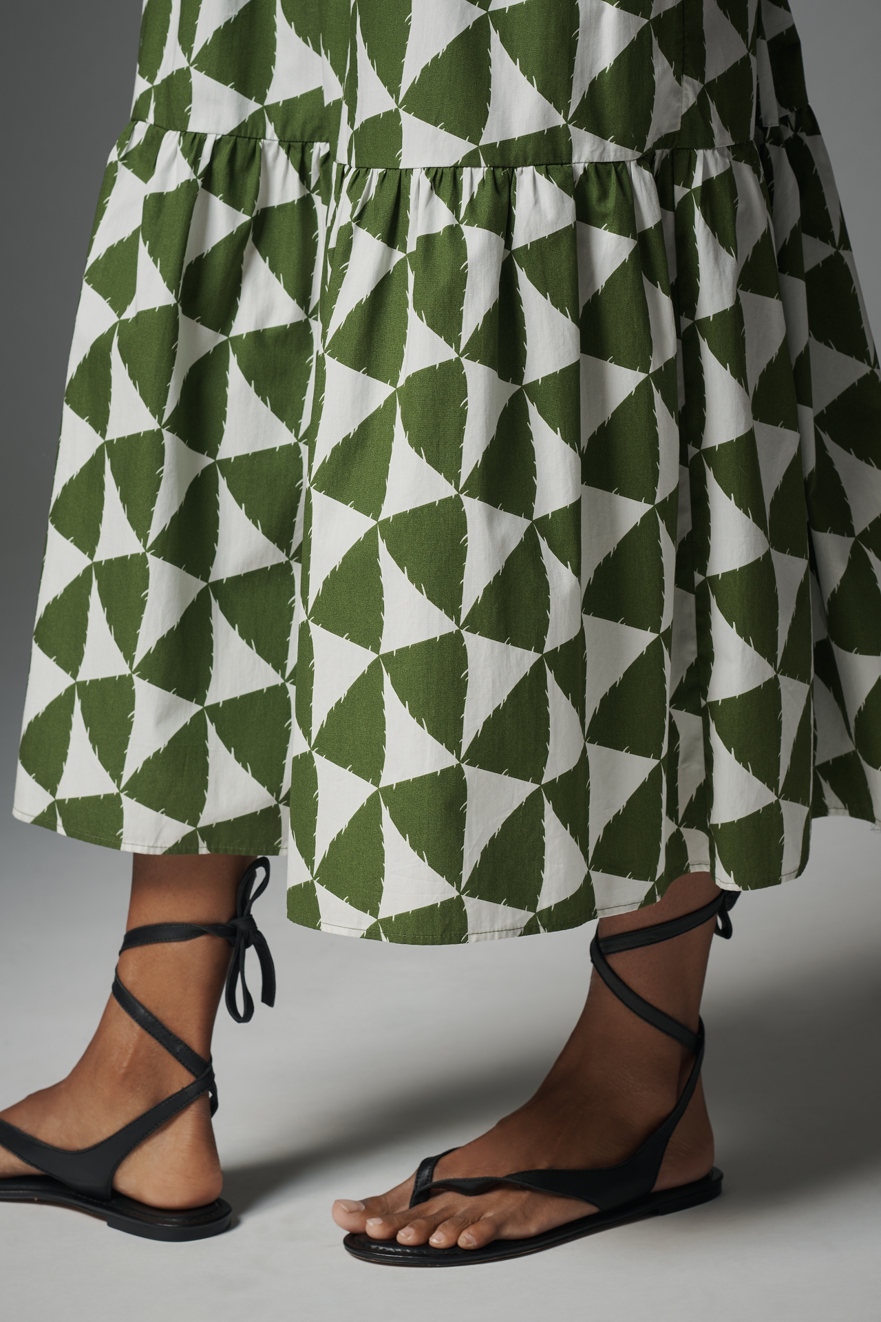 The Bettina Tiered Shirt Dress by Maeve