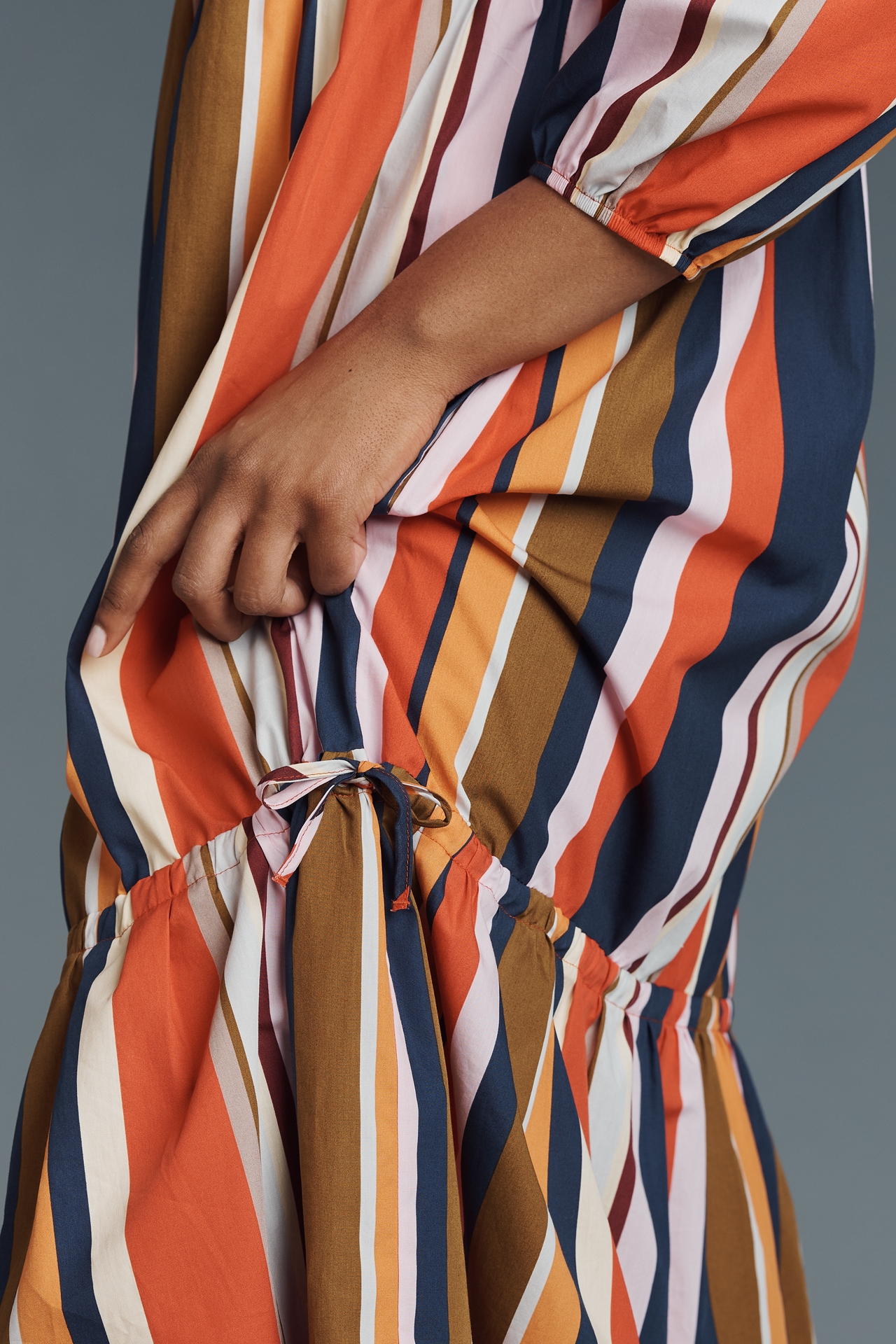 The Bettina Tiered Shirt Dress by Maeve