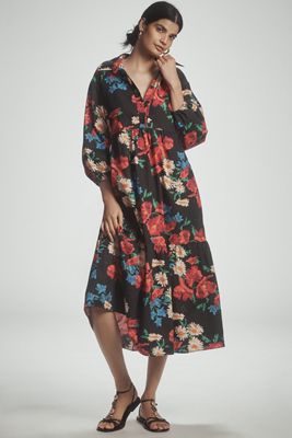 The Bettina Tiered Shirt Dress by Maeve