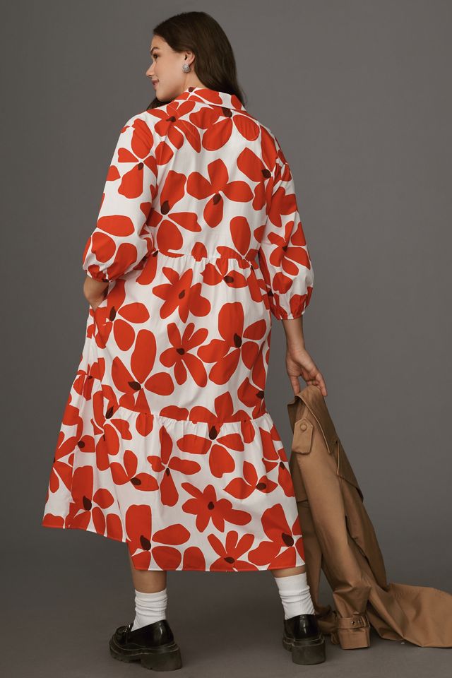 Anthropologie ★ Maeve The Bettina Tiered Shirt Dress The Bettina Tiered Shirt Dress by Maeve | Anthropologie
