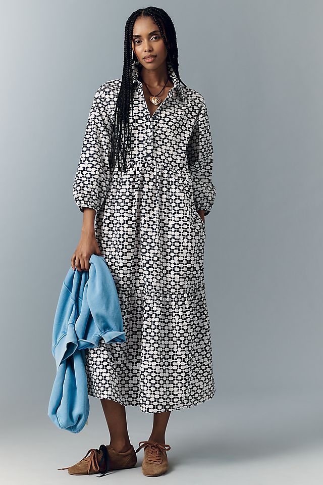 the bettina tiered shirt dress Okayyyy details (and spoilers) on dresses featured in my last Cracker Barrel or Anthro video (linked in my bio also) 1. by Maeve, Wearing a 2X Anthropologie The Bettina Tiered Shirt