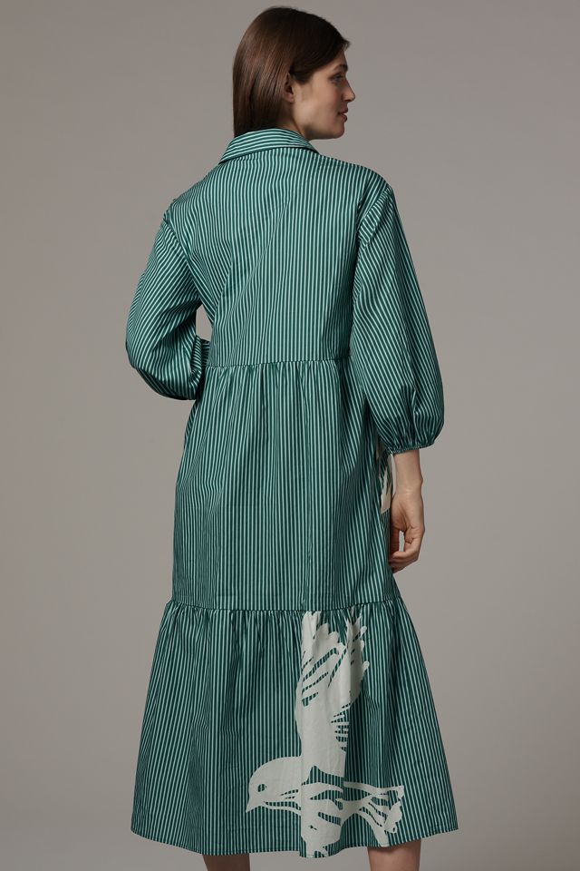 green emerald velvet dress Green Gingham Shirt Dress – Olga de Polga main image 0
