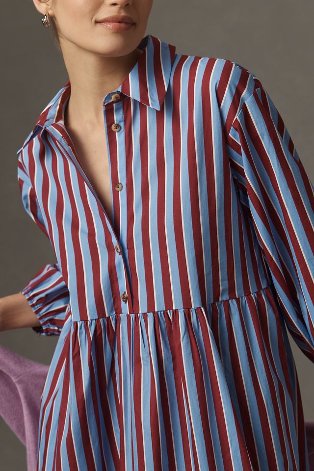 Maeve Bettina Cotton Midi Shirtdress #1