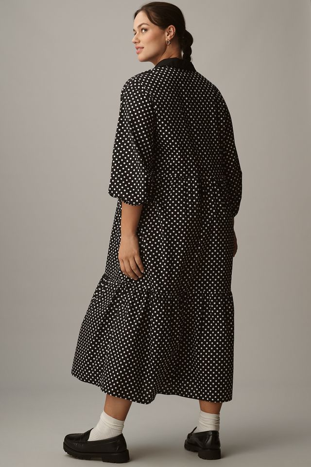 The Bettina Tiered Shirt Dress by Maeve #4