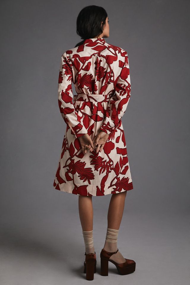 Maeve Printed Shirt Dress #1
