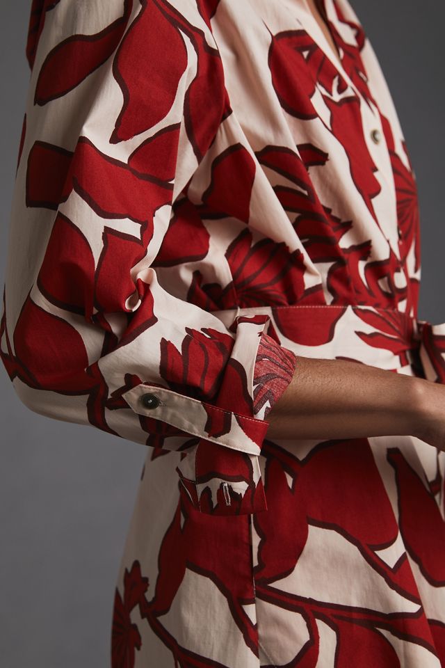 Maeve Printed Shirt Dress #3