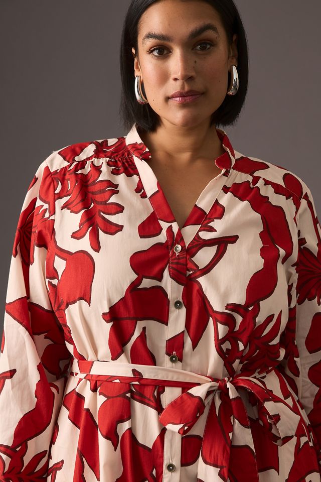 Maeve Printed Shirt Dress #5