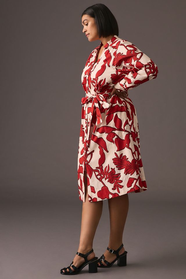Maeve Printed Shirt Dress #7