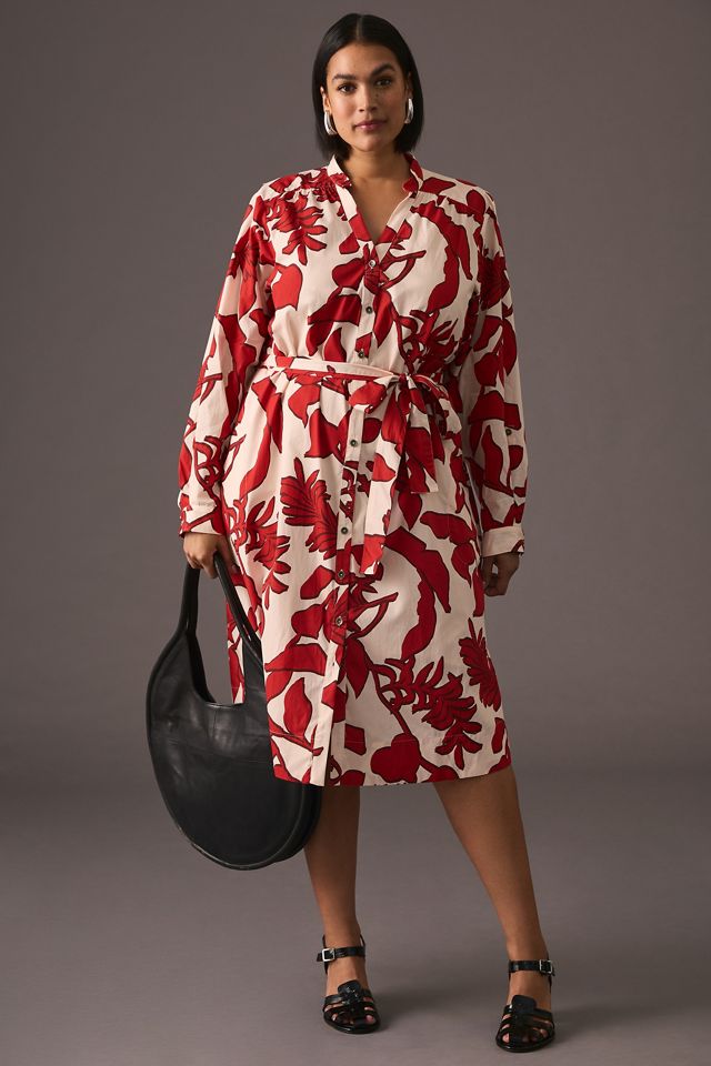Maeve Printed Shirt Dress #4