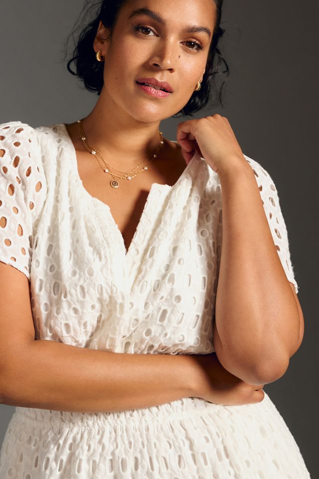 The Somerset Mini Dress: Eyelet Edition | Anthropologie
