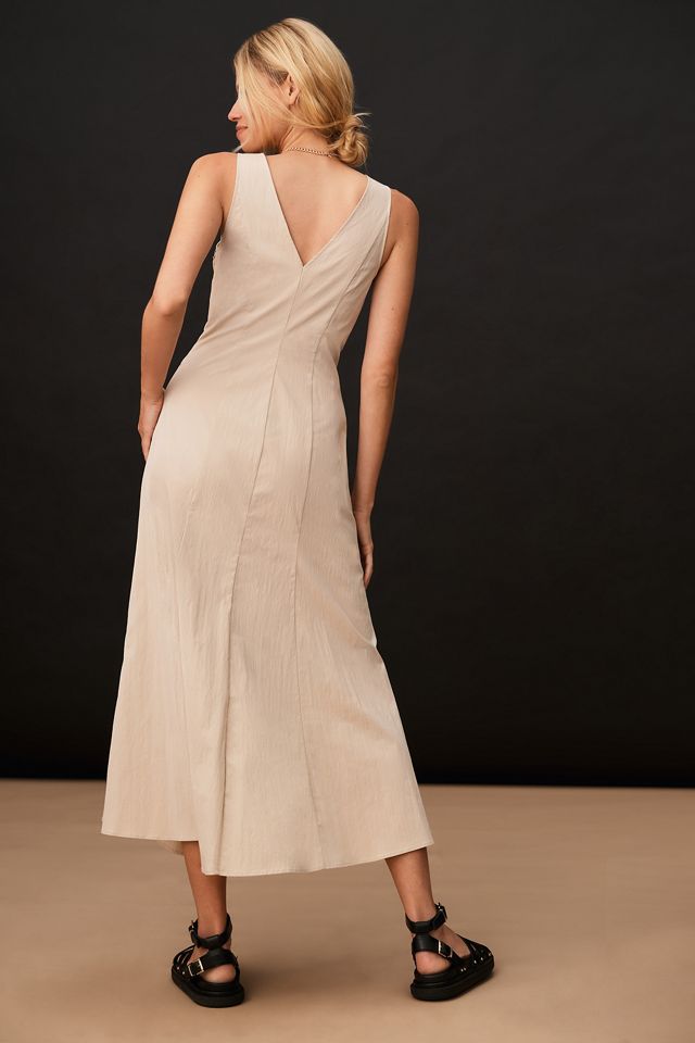 By Anthropologie Sleeveless V-Neck A-Line Dress #2
