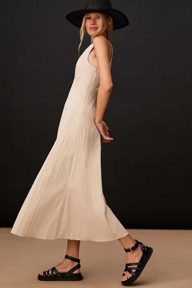 By Anthropologie Sleeveless V-Neck A-Line Dress #3