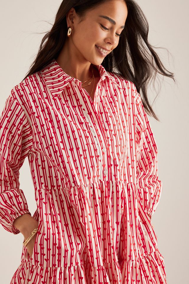 El Vestido Camisero Mini con Volantes Bettina #3
