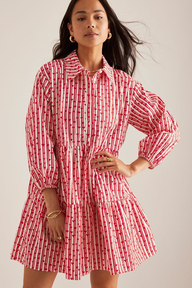 El Vestido Camisero Mini con Volantes Bettina #4