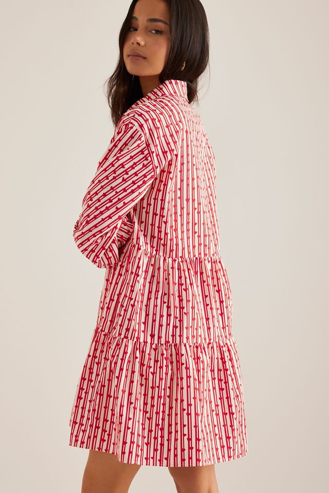 El Vestido Camisero Mini con Volantes Bettina #1