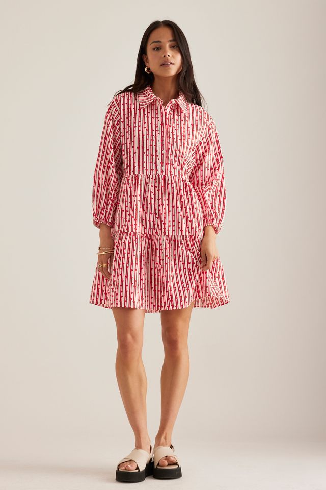 El Vestido Camisero Mini con Volantes Bettina #2
