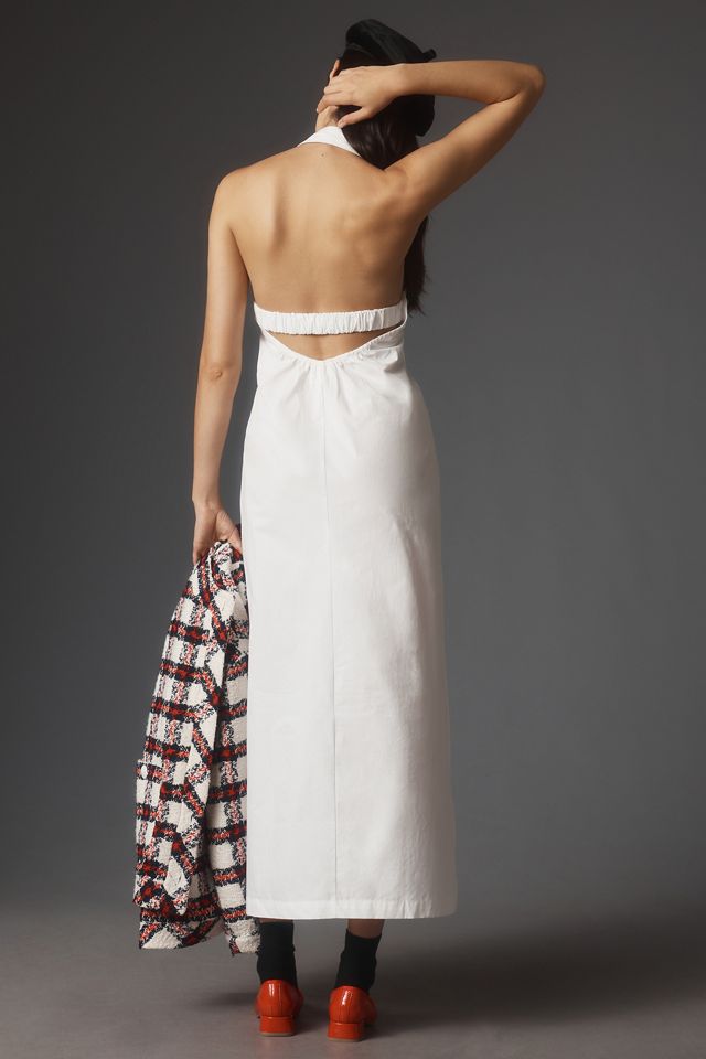 Maeve Sleeveless Collared Midi Dress | Anthropologie