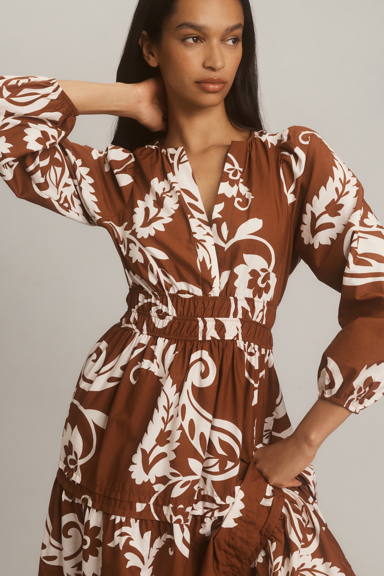 The Somerset Maxi Dress: Long-Sleeve Poplin Edition