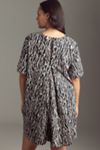 Maeve Short-Sleeve Crew-Neck Swing Mini Dress