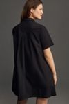 By Anthropologie Short-Sleeve Swing Tunic Mini Dress