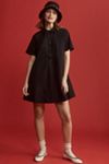 By Anthropologie Short-Sleeve Swing Tunic Mini Dress