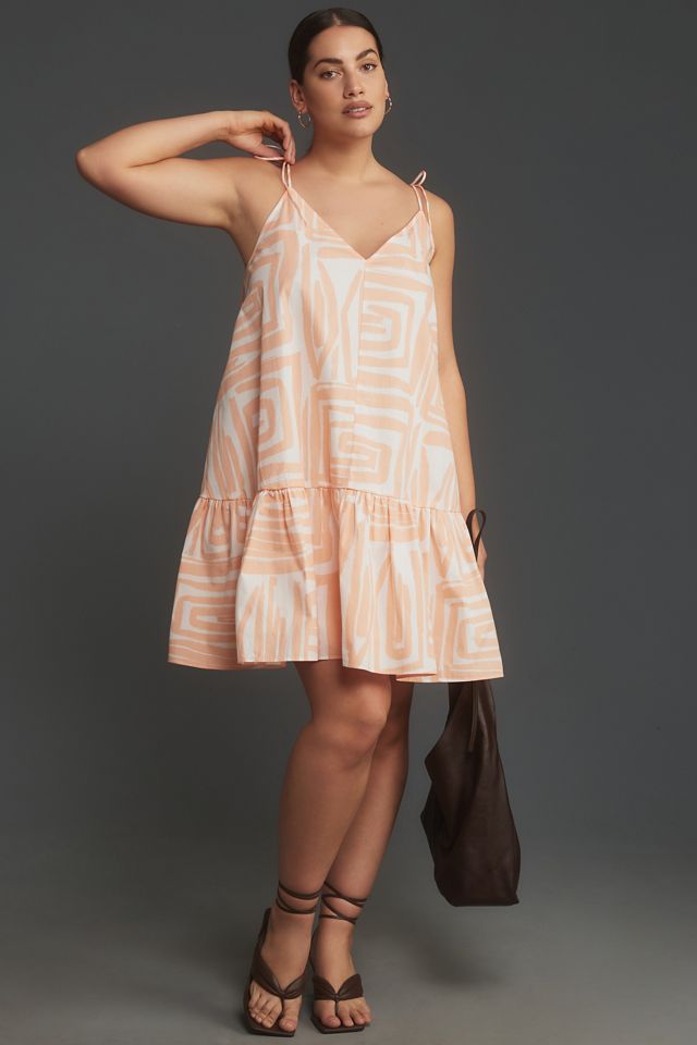 Maeve Sleeveless Flounce Swing Mini Dress #4
