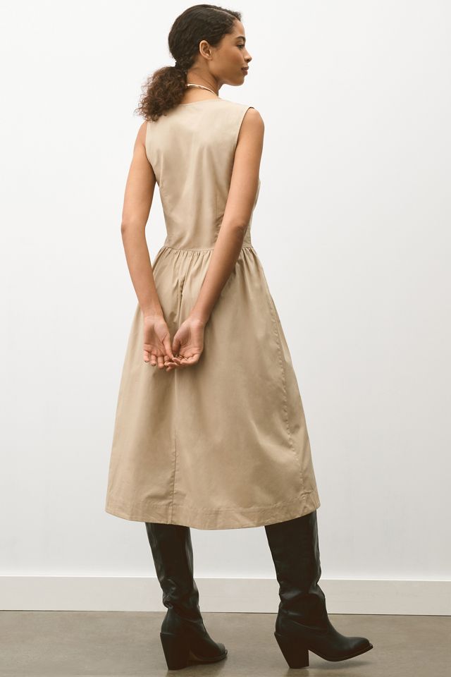 Robe Midi Maeve Sans Manches à Taille Basse #1