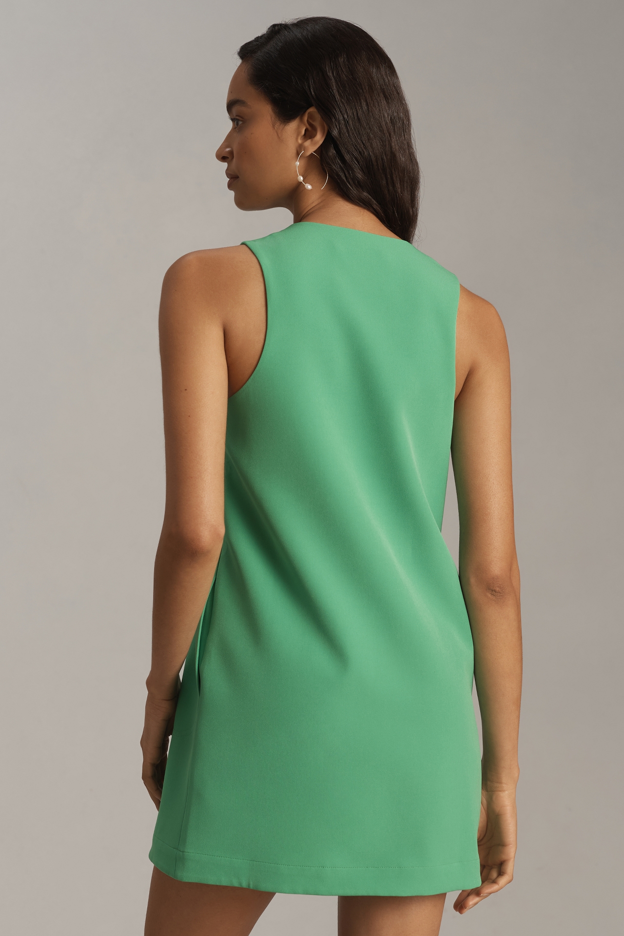 Maeve Sleeveless Scoop-Neck Shift Mini Dress