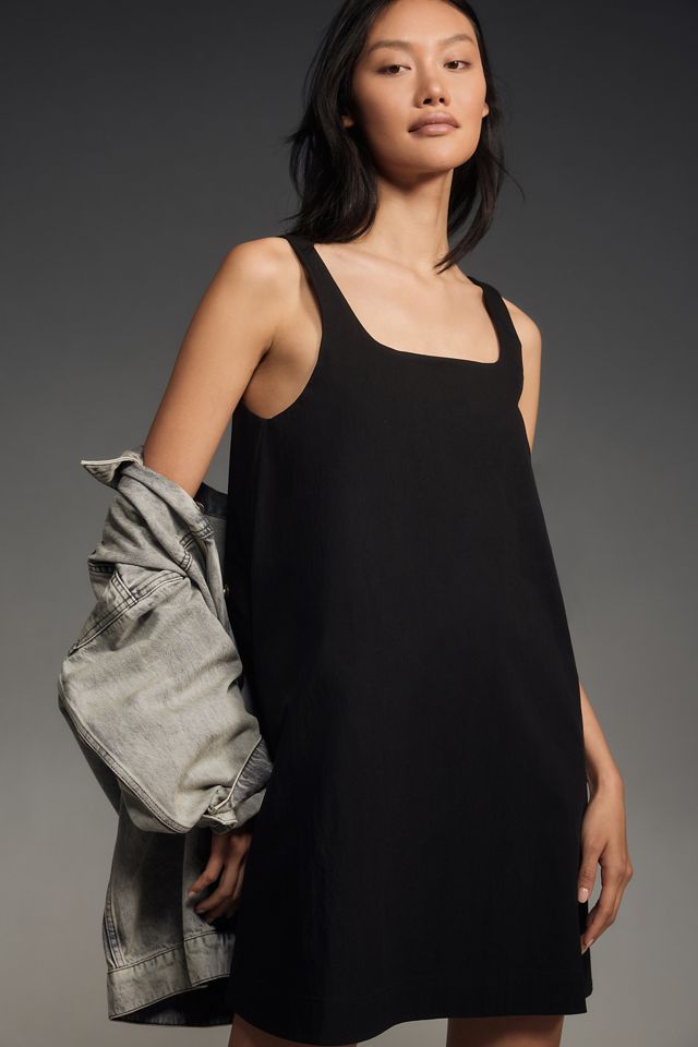By Anthropologie Sleeveless Square-Neck Shift Mini Dress #3