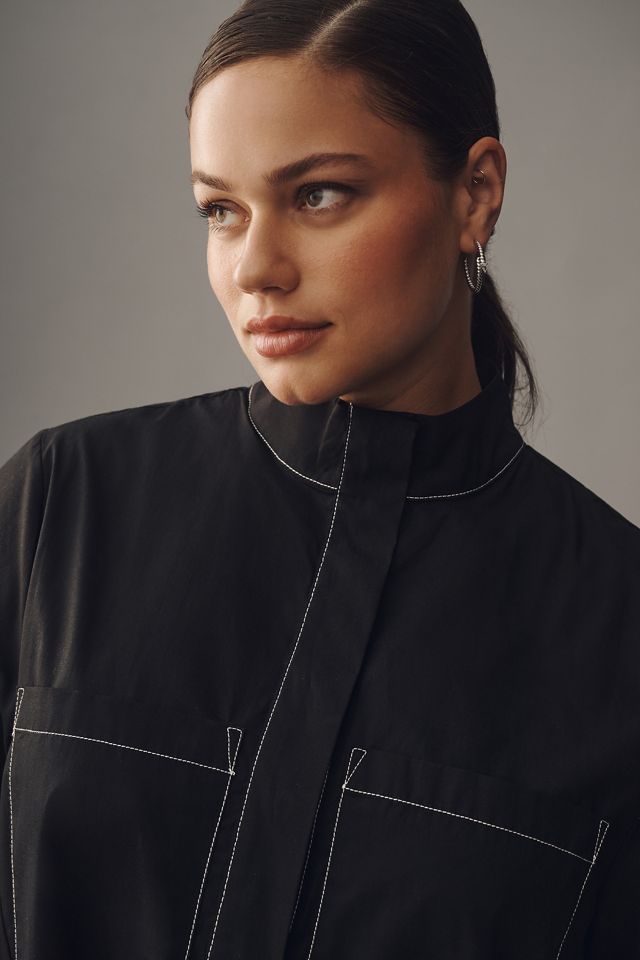 The Jeannie Short-Sleeve A-Line Mini Dress by Maeve #6