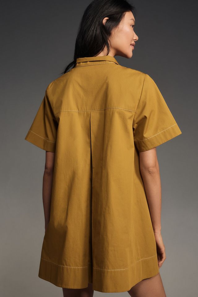 the jeannie short-sleeve a-line mini dress by maeve The Jeannie Short-Sleeve A-Line Mini Dress by Maeve