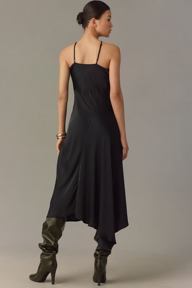 By Anthropologie Halter Slip Midi Dress #2