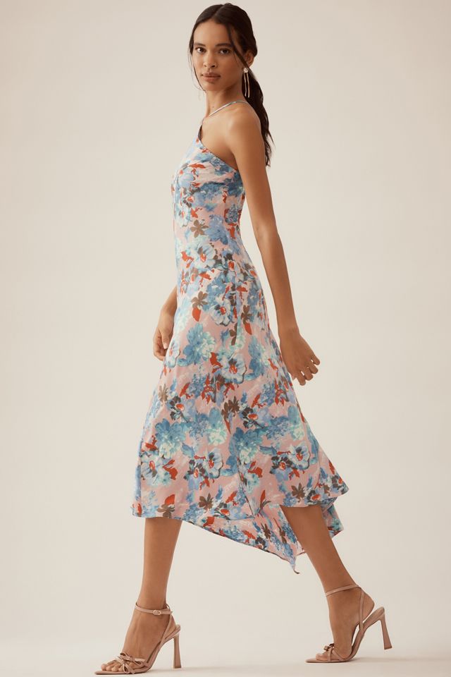 By Anthropologie Halter Slip Midi Dress #2