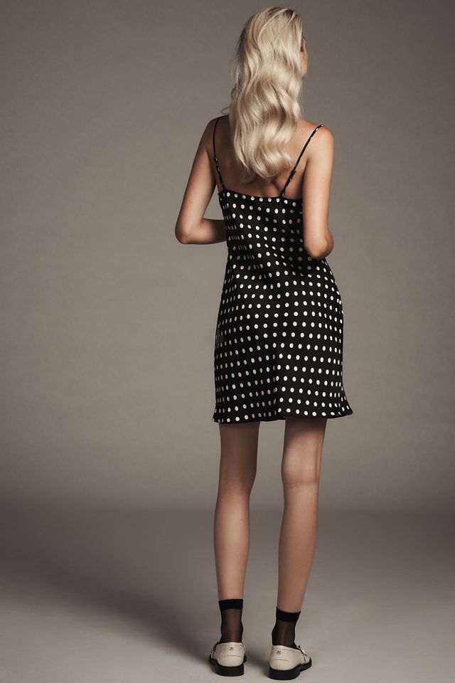 By Anthropologie Cowl-Neck Slip Mini Dress #1