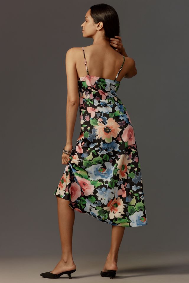 By Anthropologie Sleeveless V-Neck Midi Slip Dress #1