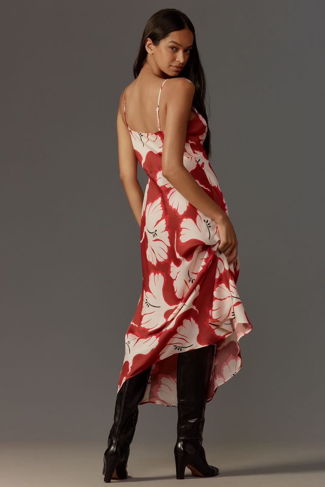 By Anthropologie Sleeveless V-Neck Slip Midi Dress #1