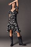 By Anthropologie Sweetheart Ruched Drop-Waist Dress