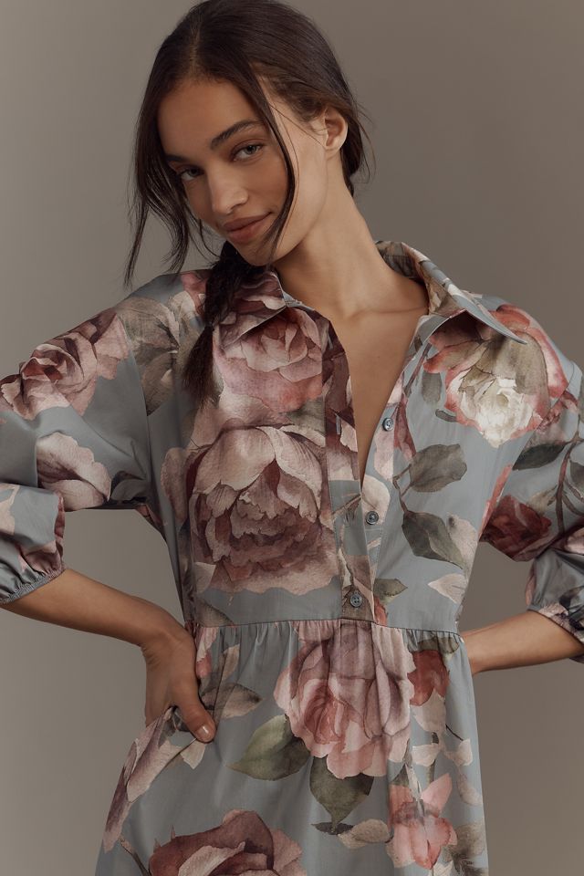 Loverly Grey x Anthropologie The Bettina Shirt Dress by Maeve #1
