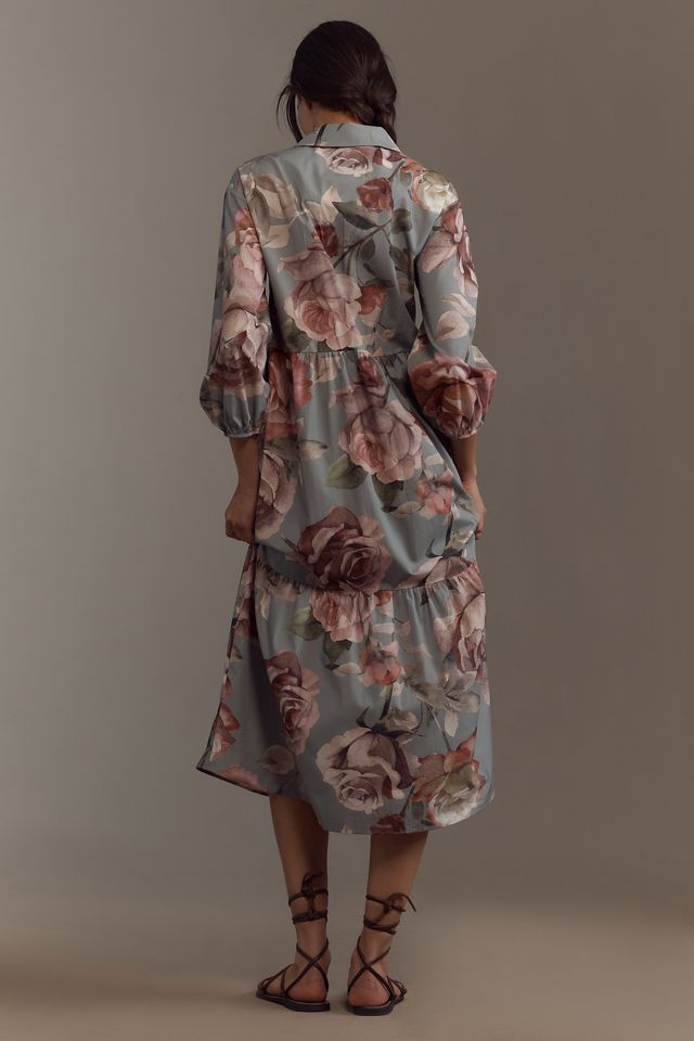 Loverly Grey x Anthropologie The Bettina Shirt Dress by Maeve #2