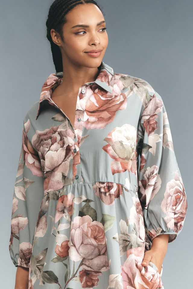 Loverly Grey x Anthropologie The Bettina Shirt Dress by Maeve #5