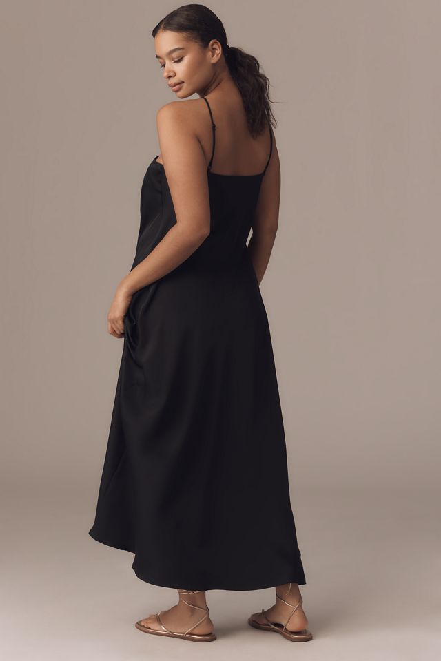 By Anthropologie Halter Slip Midi Dress #2