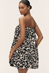 Maeve Cotton Strapless Swing Mini Dress