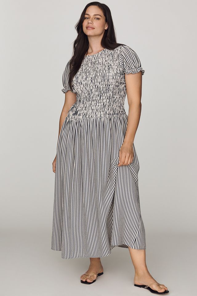Vestido Maxi de Manga Corta Fruncido Maeve #5