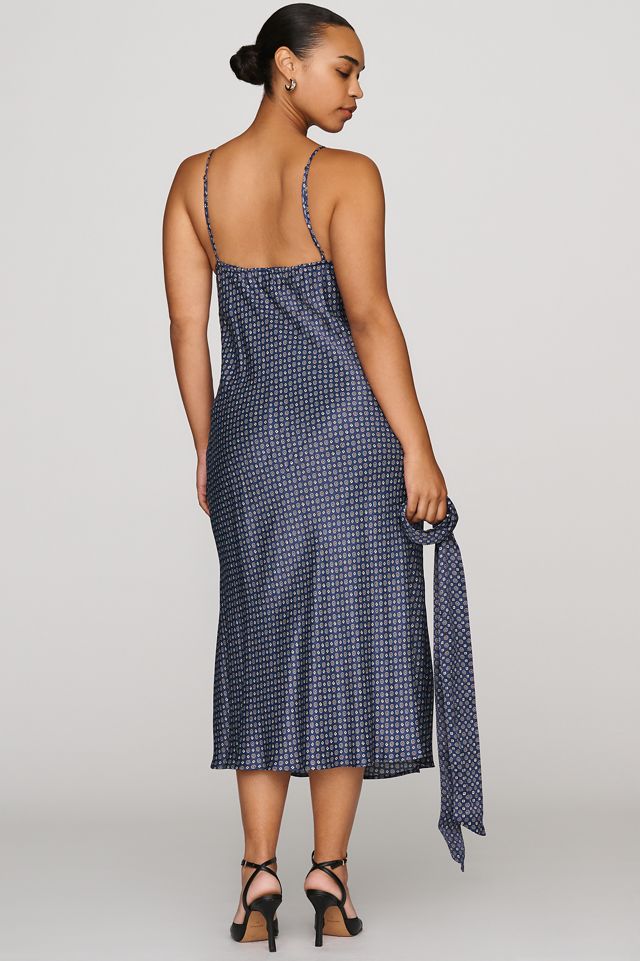 Vestido Midi de Línea A con Cuello en V Estampado Maeve #5